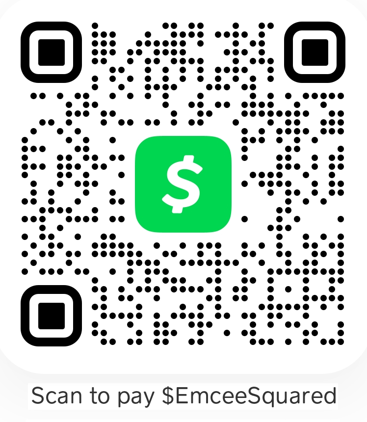 Scan to donate via CashApp